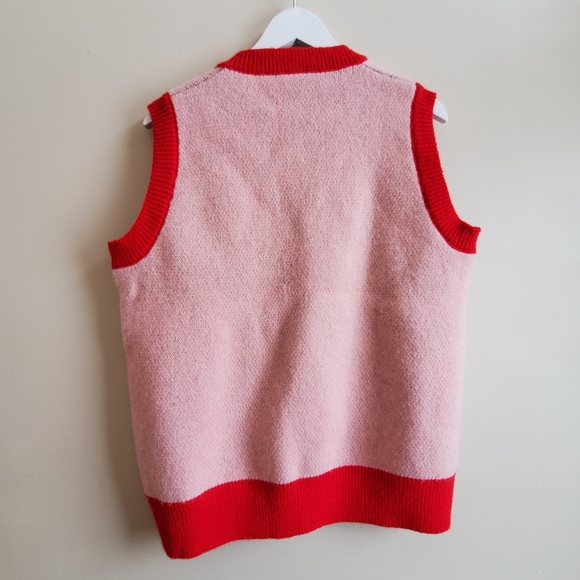 Vintage Vest unique Pattern oversized XL - Picture 4 of 4